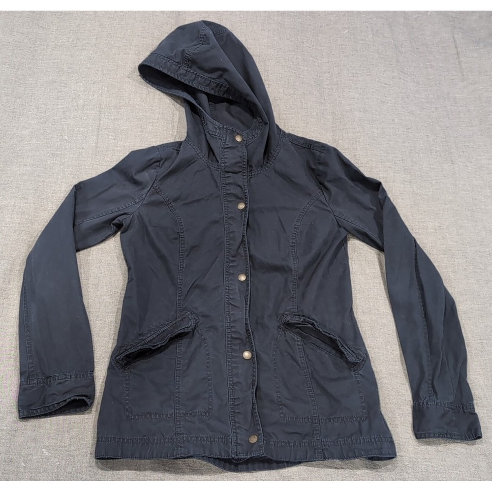 Abercrombie & Fitch Girls Navy Blue Jacket Hoodie Size Medium